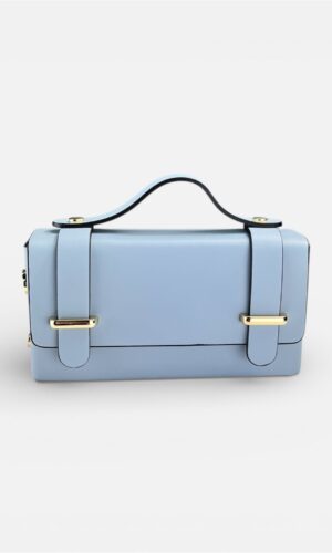 mini bag in pelle con Dettaglio Borchie 6 Colori by Myra