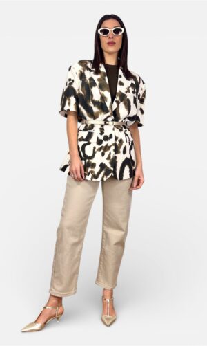 jeans mom fit beige by MYRA