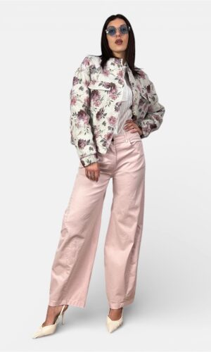 Pantalone Ovetto marrone,rosa SUSY MIX
