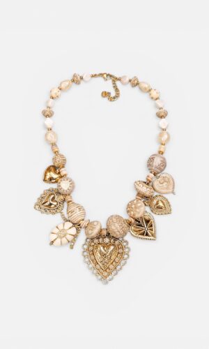 Collana Cuore e Perle Artigianali by MYRA