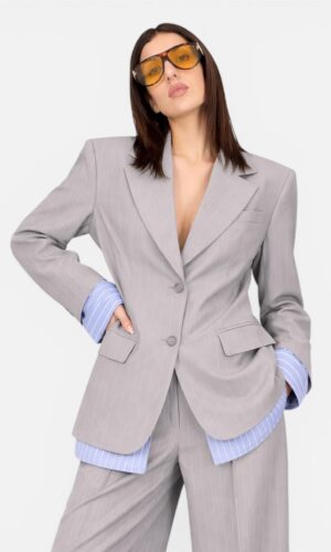 Blazer Over Gessata Camicia Integrata IMPERIAL