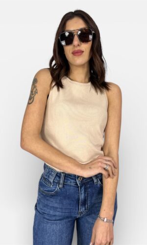 canotta coste beige,grigio,bianco,nero KARMA