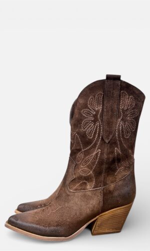 texano ricamato vera pelle,MYRA