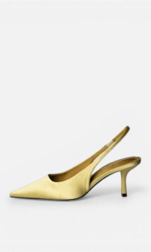slingback raso lime CORINA