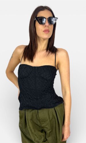 Bustino Corsetto Pizzo Orlo a Volant By MYRA