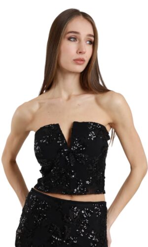 top bustino tulle paillettes SUSY MIX