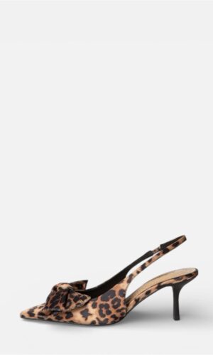 sandalo slingback maculato fiocco CORINA
