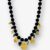 collana sfere ciondoli nero