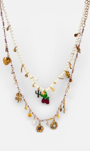 collana texas perle e ciondoly by MYRA